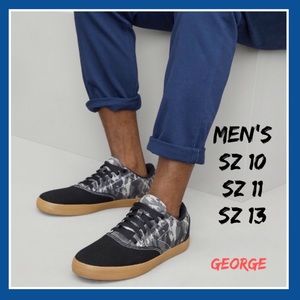 george canvas sneakers